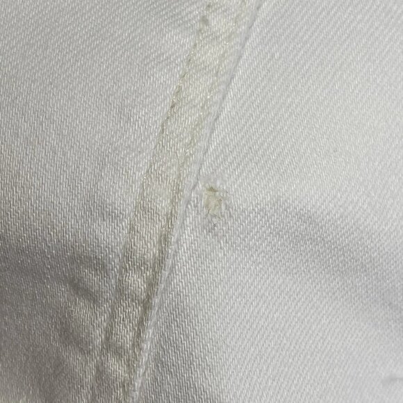 Maeve Women’s The Colette Crop Wide Leg Jeans Size 31 White — High Rise - Picture 5 of 13